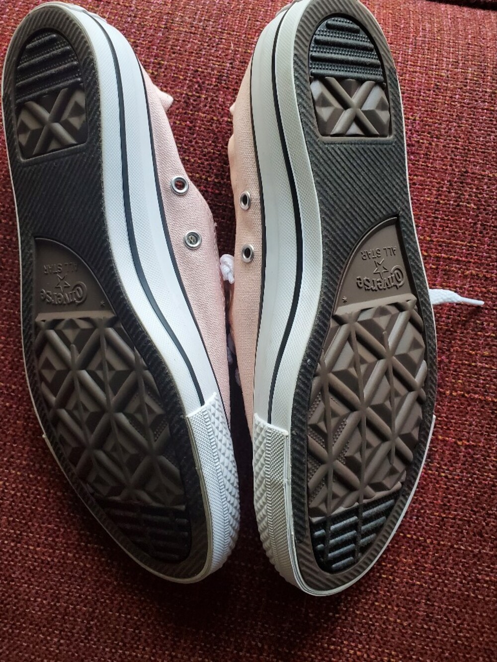Converse Shoreline Pink Lemonade Slip On Canvas Sneakers 8.5 - Picture 4 of 4